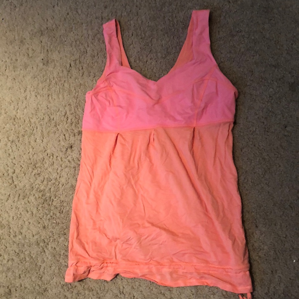 Lululemon Coral Tank Top